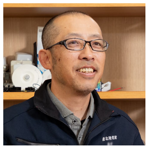 H.S.さん 工務課 工事長（内線工事担当）